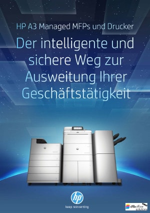 HP A3 Smart Devices für intelligenteres Drucken bei der dtb office solutions