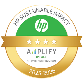 HP Amplify Impact Badge 2025/26 – 4 Sterne